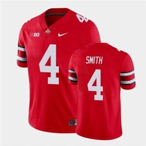 ✅Mens Kids Youths 4 Jeremiah Smith Red Vapor Stitched Jersey